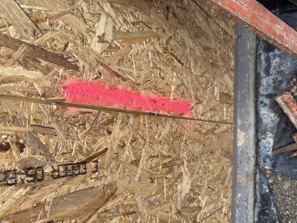 Inadequate plywood bracing fixings, recorded on a frame inspection in Pakenham, 4 km from Pakenham East